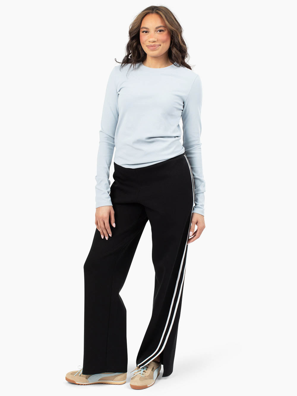 Varsity Tall Track Pant - Black