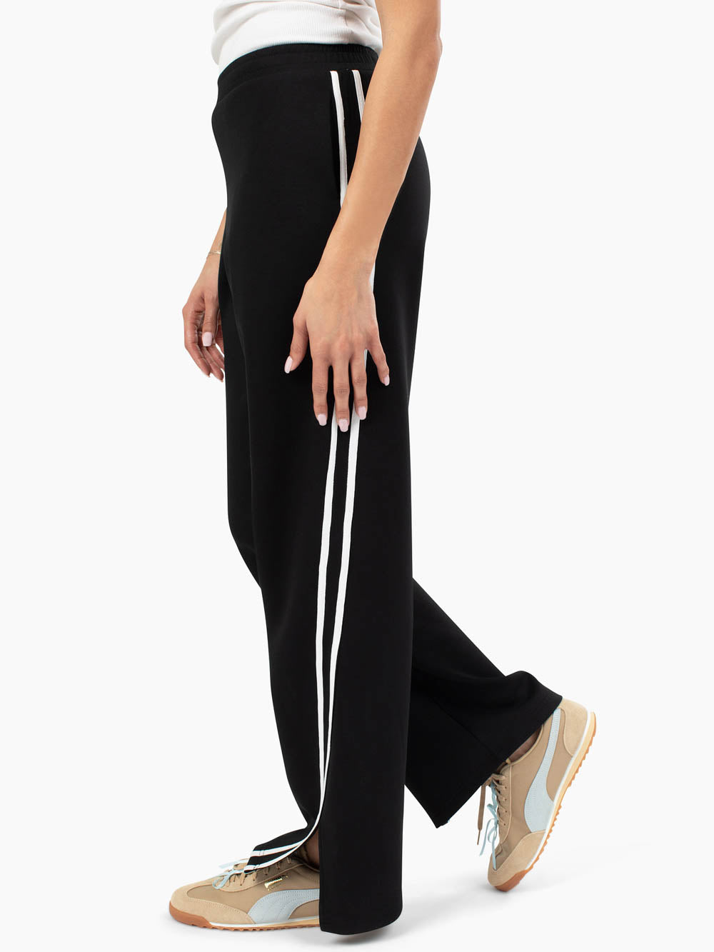 Varsity Tall Track Pant - Black