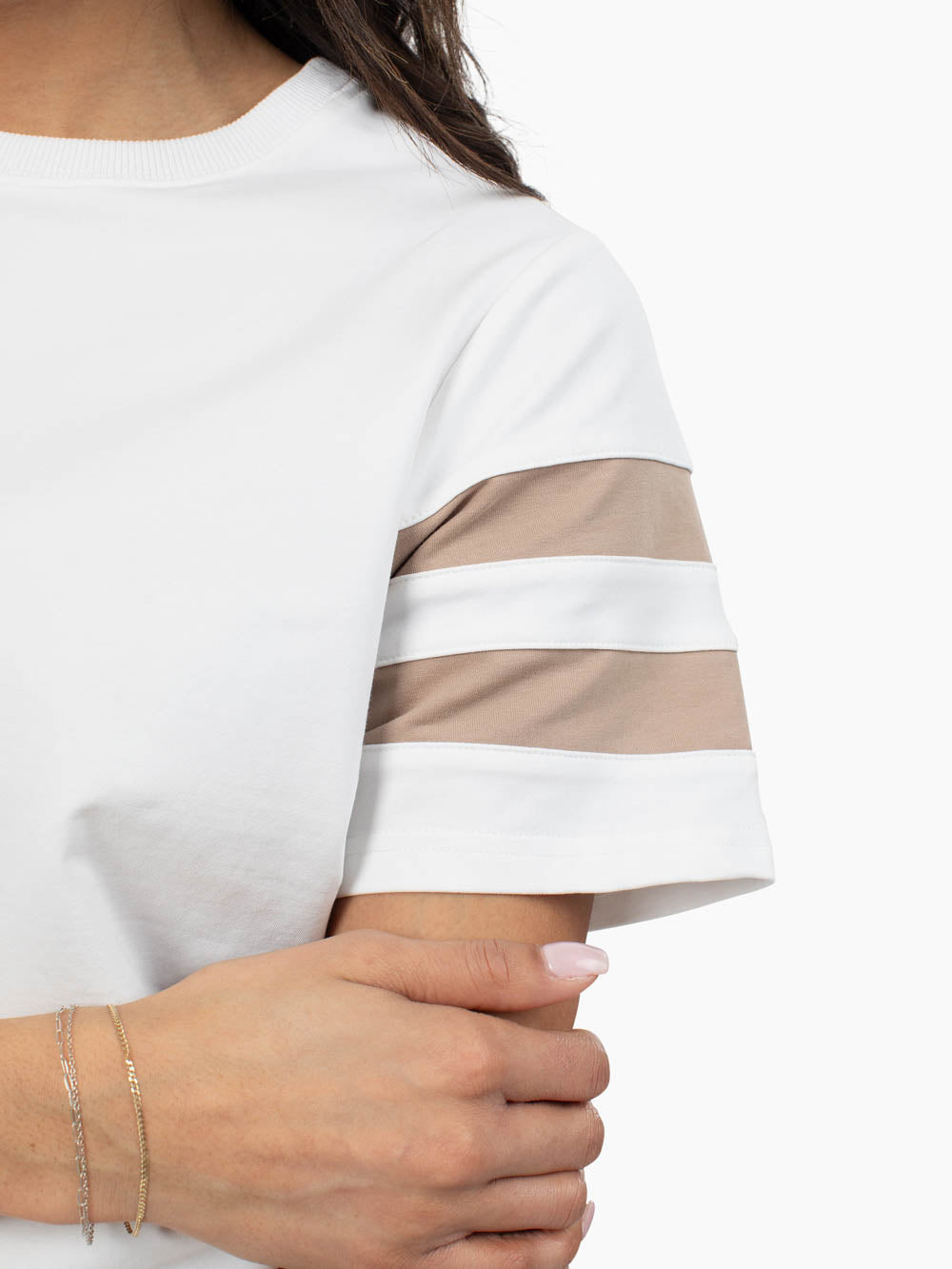 long torso neutral t-shirt for tall women