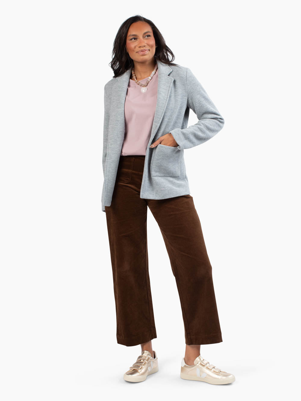 Front view of the Margo Blazer for tall women