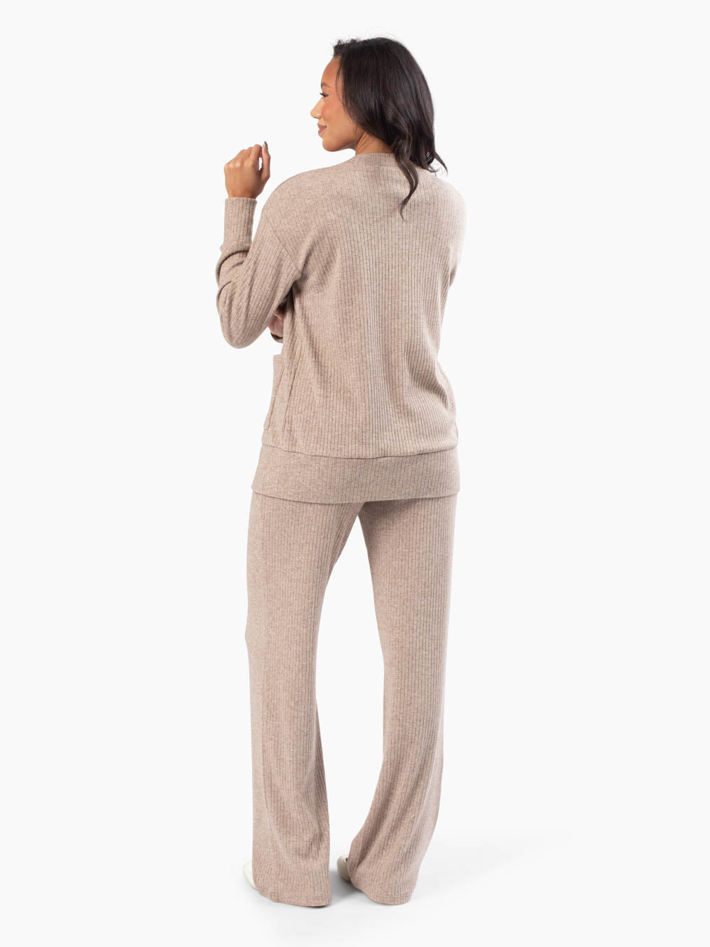 Tall lounge pants with 34-inch inseam – Homebody Ribbed Set
