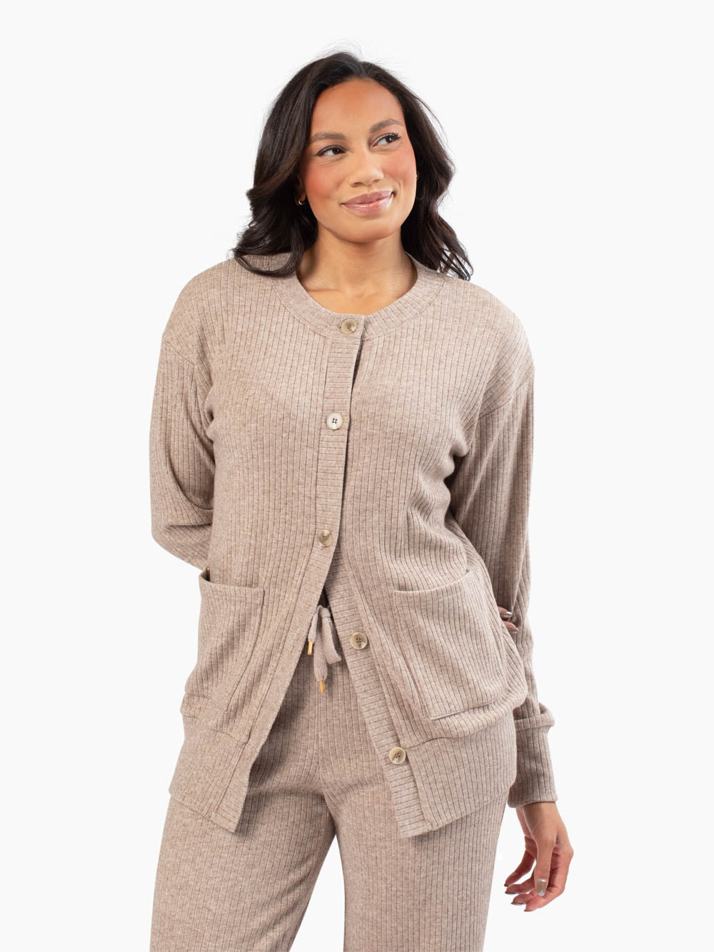 Tall women’s biscotti long sleeve lounge top
