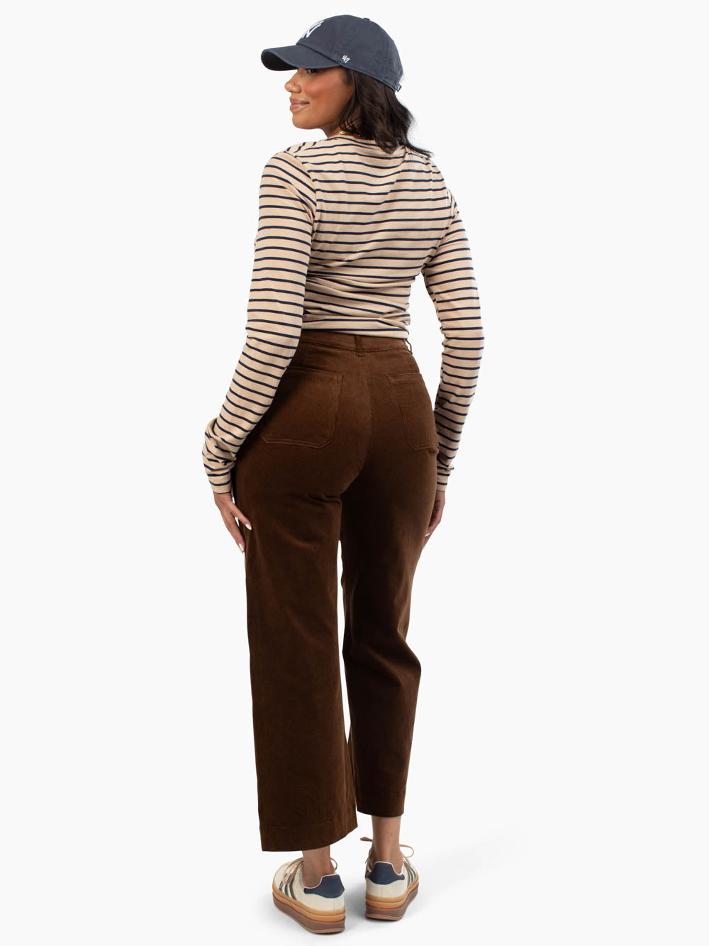 Sutton Tall Cropped Cord Pant