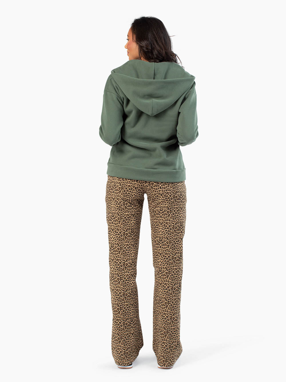 Everyday Zip-Up Hoodie in Winter Moss | Tall Women's Essential