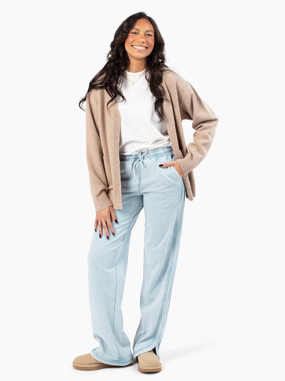 Tall girl lounge sweatpants with extended leg length