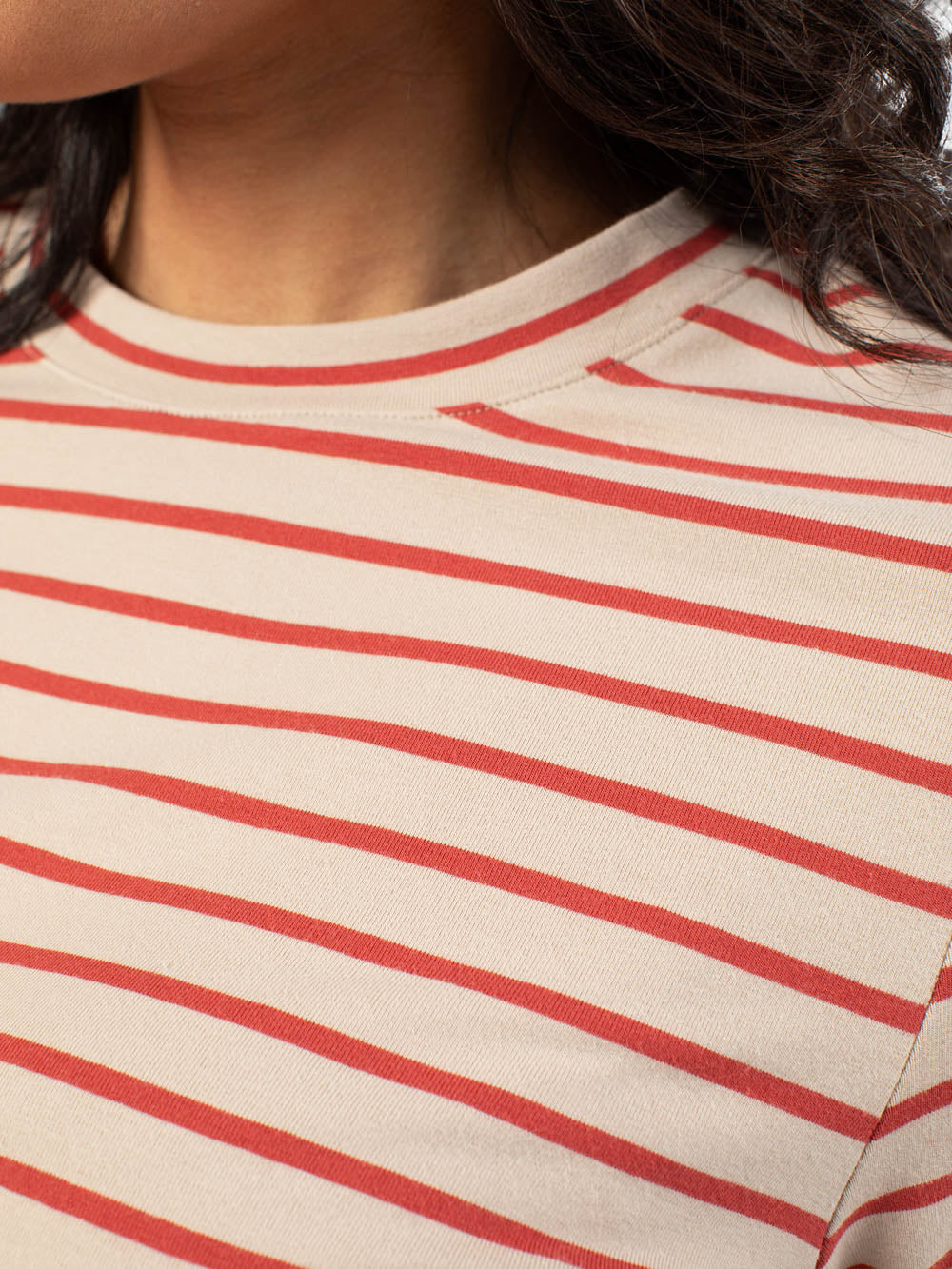 Blaire Tall Striped Long Sleeve - Sand / Rose