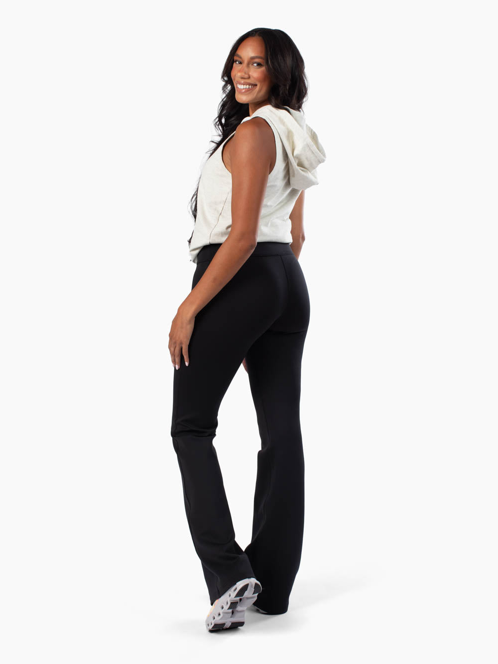 Aria Tall Flare Pant - Black