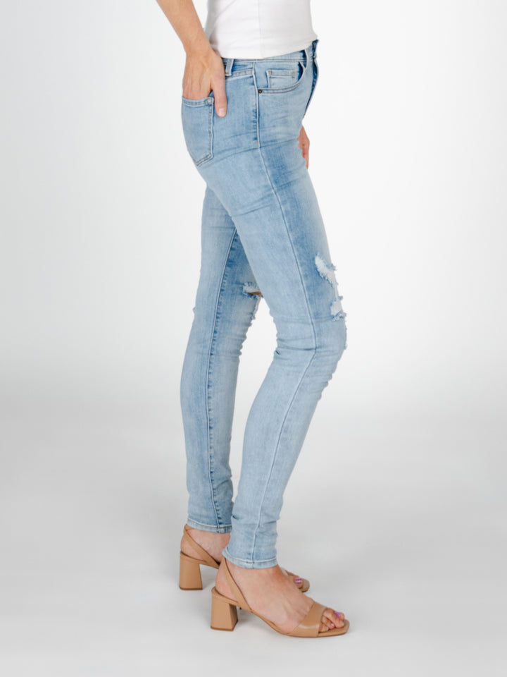 Chandler Tall Skinny Jean - Demi Distressed Wash