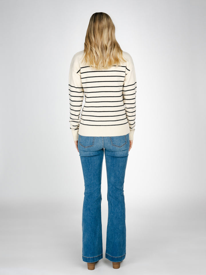 Rory Striped Tall Sweater