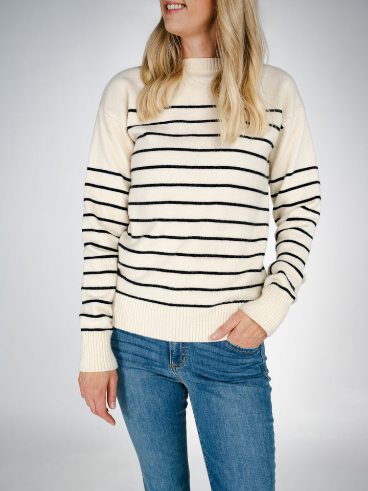 Rory Striped Tall Sweater