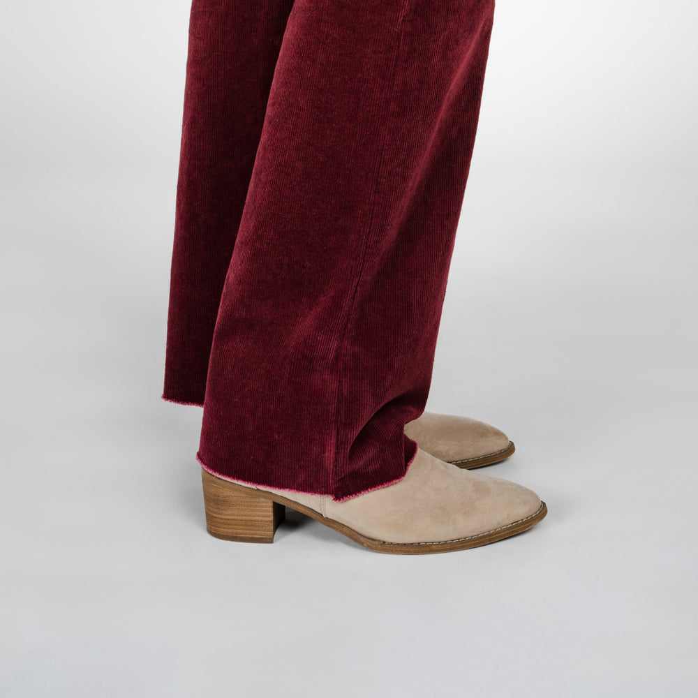 Kendall Corduroy Tall Pant - Sangria