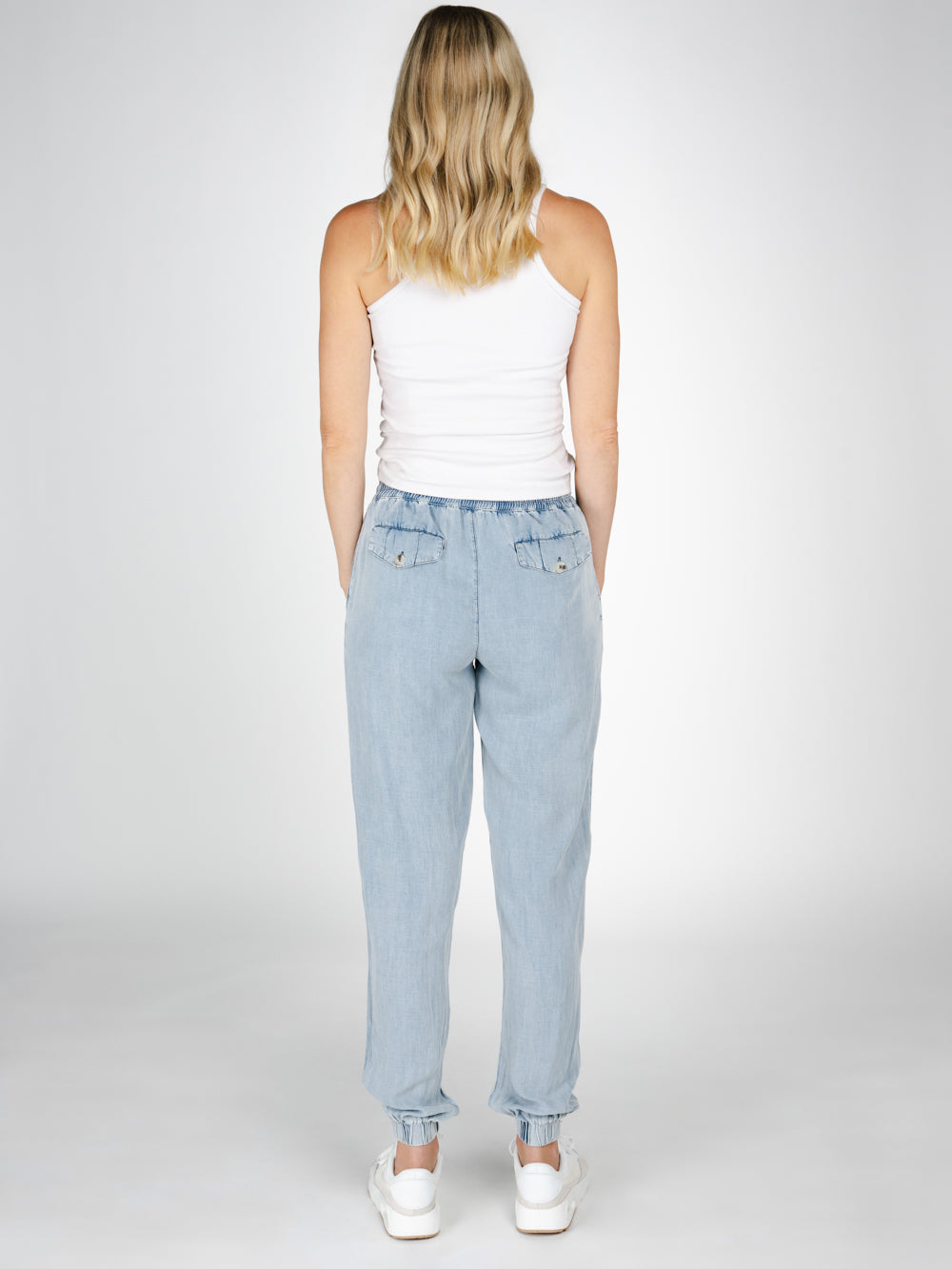 Melrose Tall Joggers - Chambray