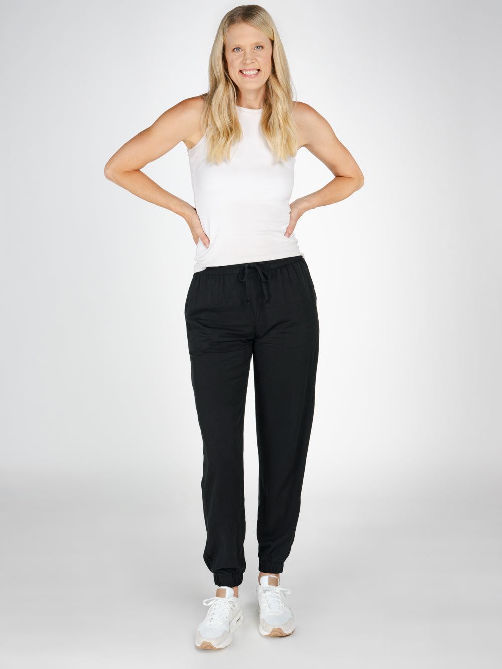 Melrose Tall Joggers - Black