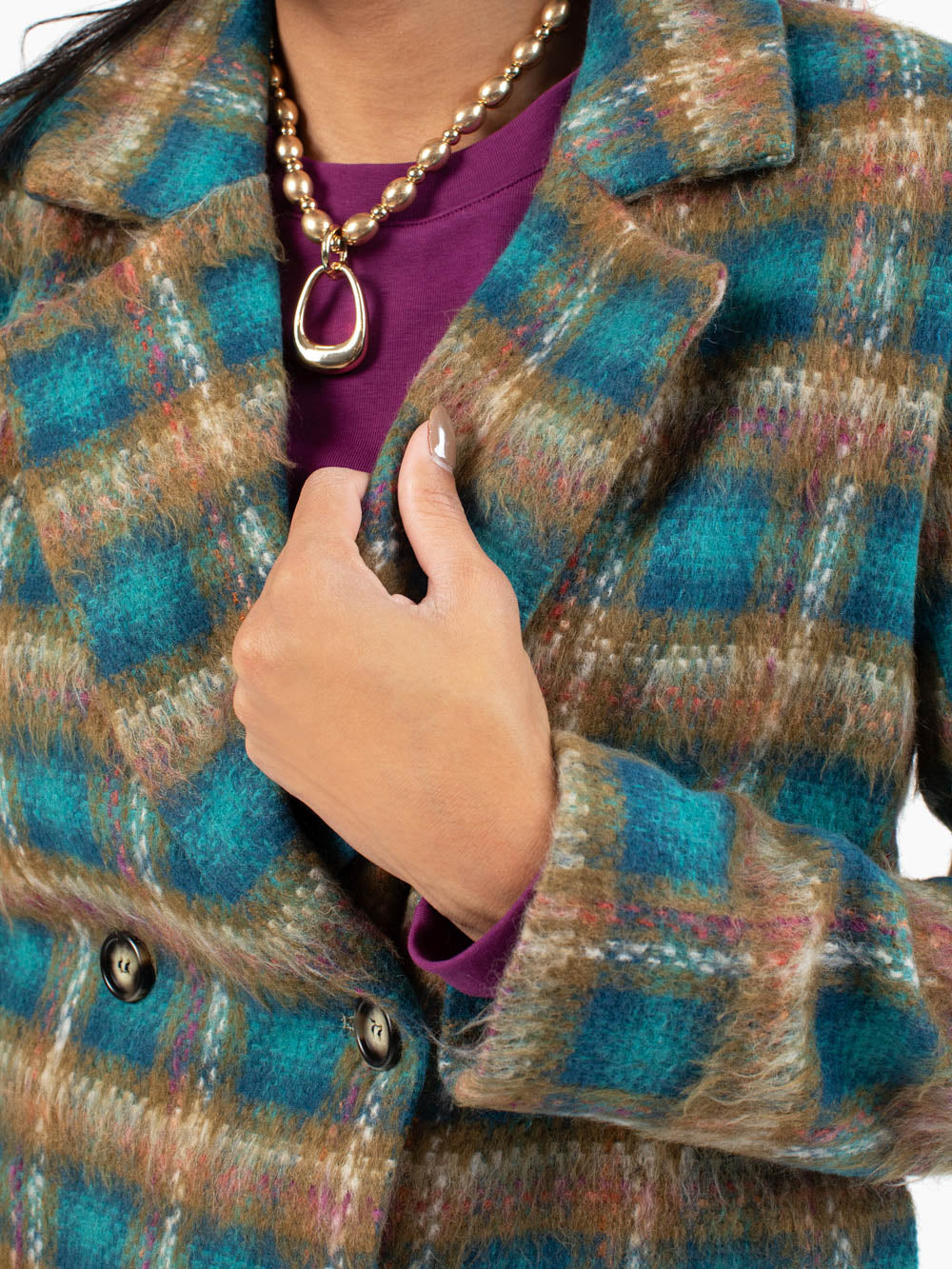 Savannah Tall Plaid Blazer