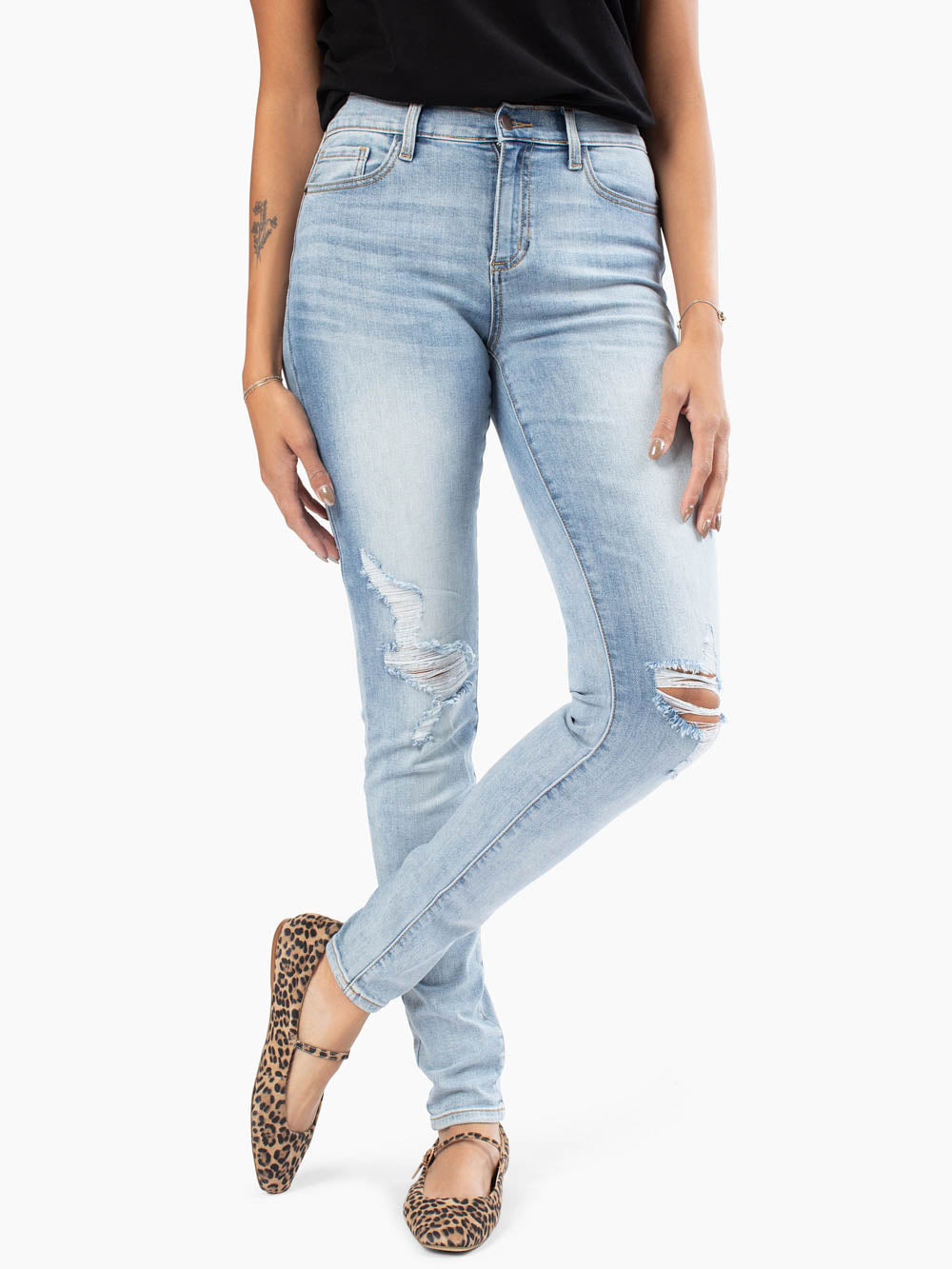 Chandler Tall Skinny Jean - Demi Distressed Wash