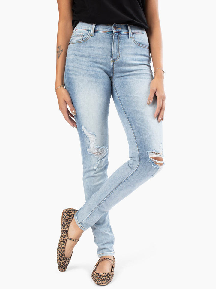 Chandler Tall Skinny Jean - Demi Distressed Wash