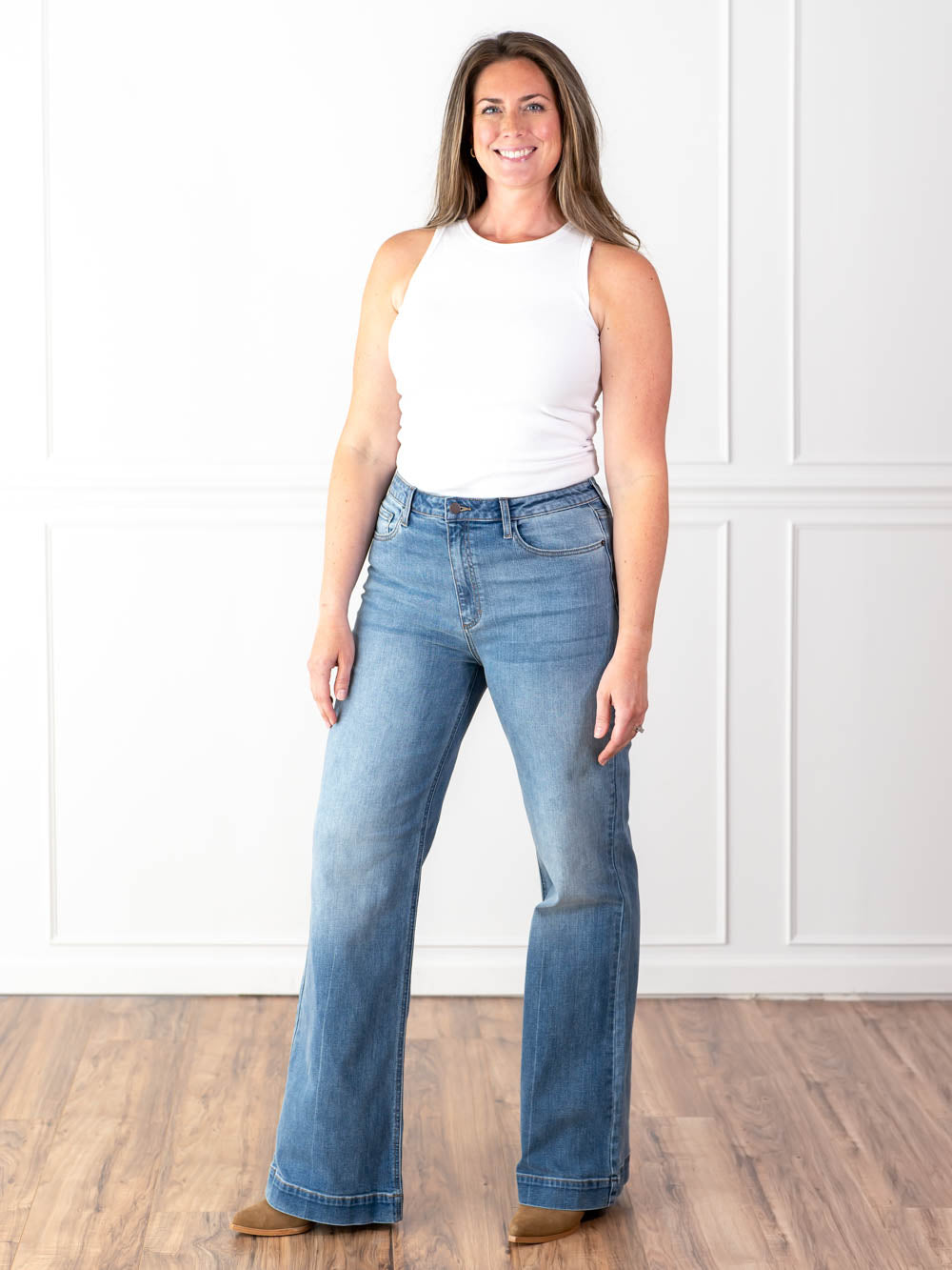 Finley Wide Leg Jean for Tall Women - 34