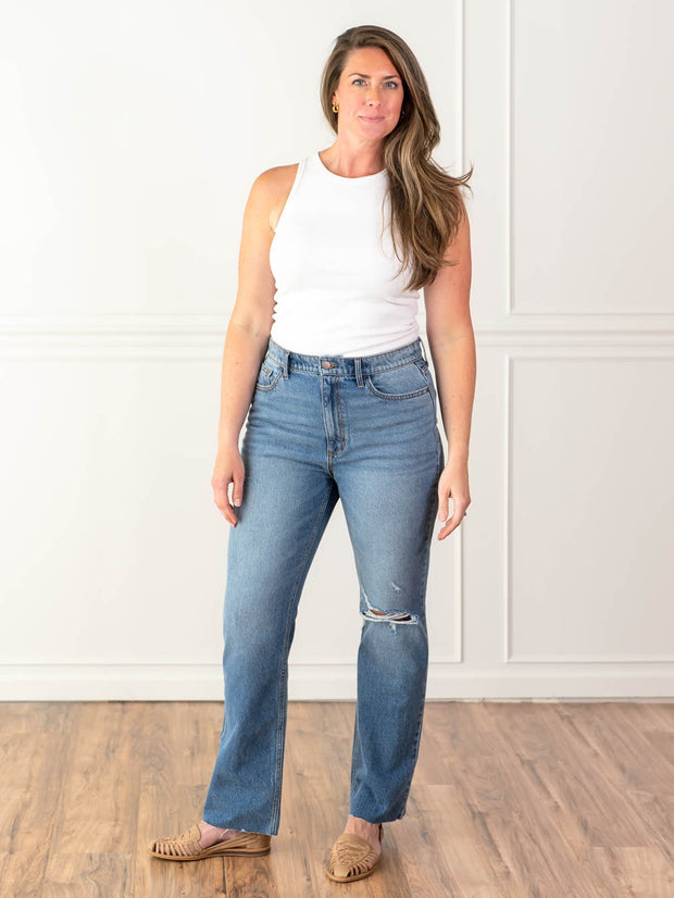 100% Cotton Jeans for Tall Women