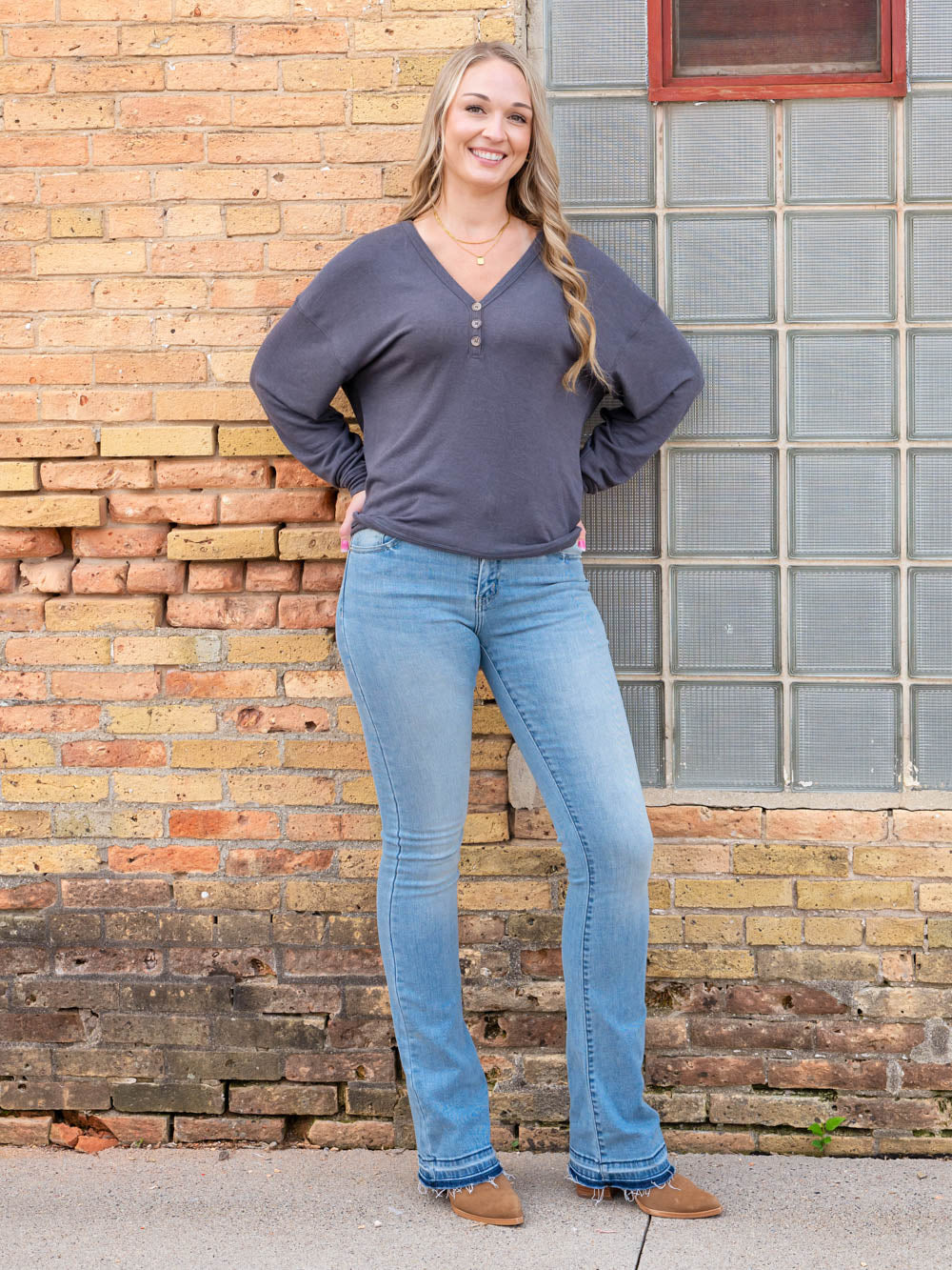 Fall Long Sleeve Tops for Tall Women - Amalli Talli