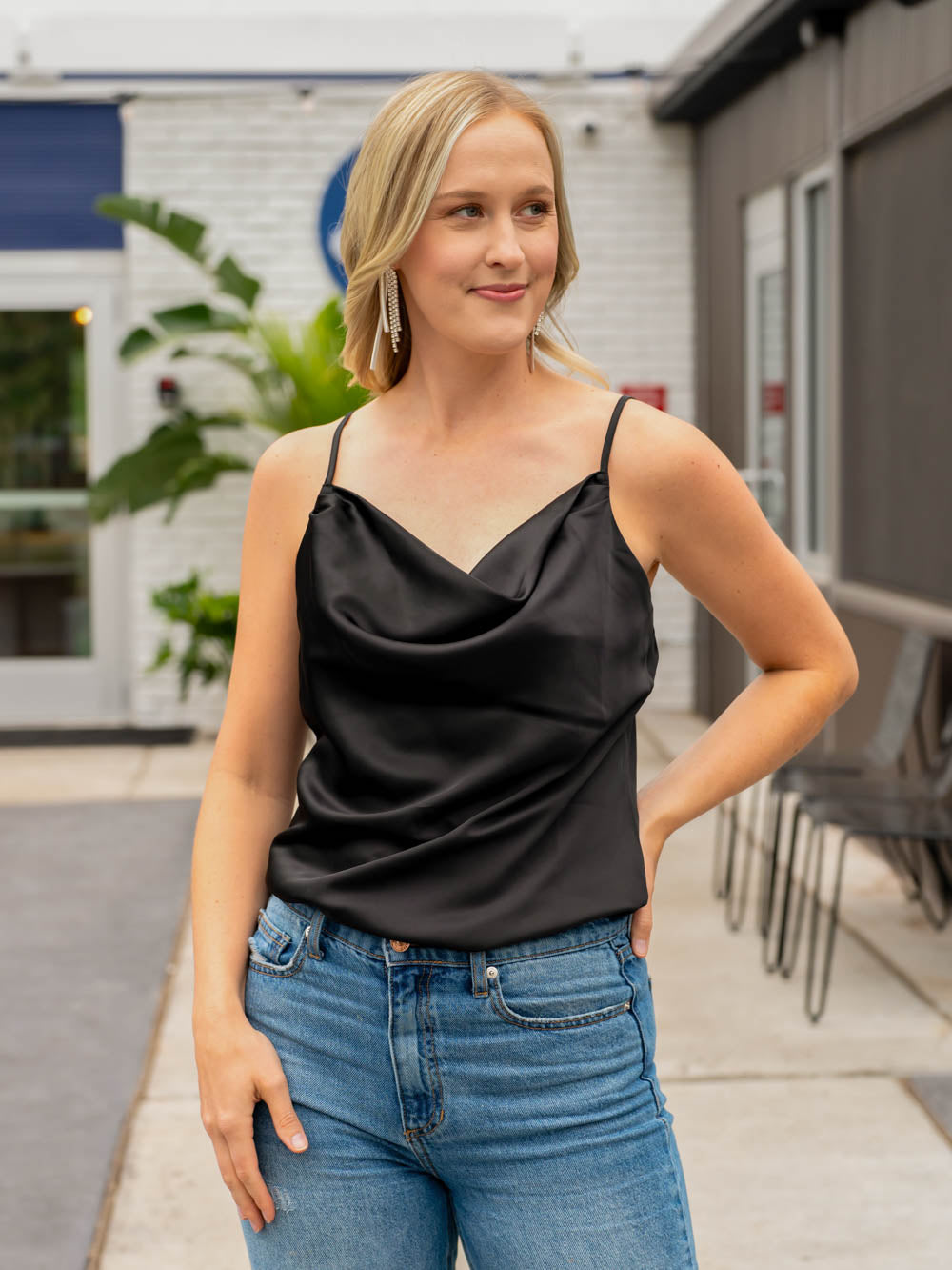 Karina Tall Silk Camisole - Amalli Talli