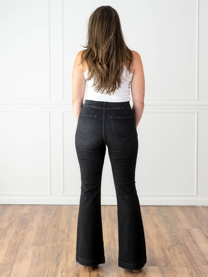 Long Inseam Flare Jeans for Tall Girls