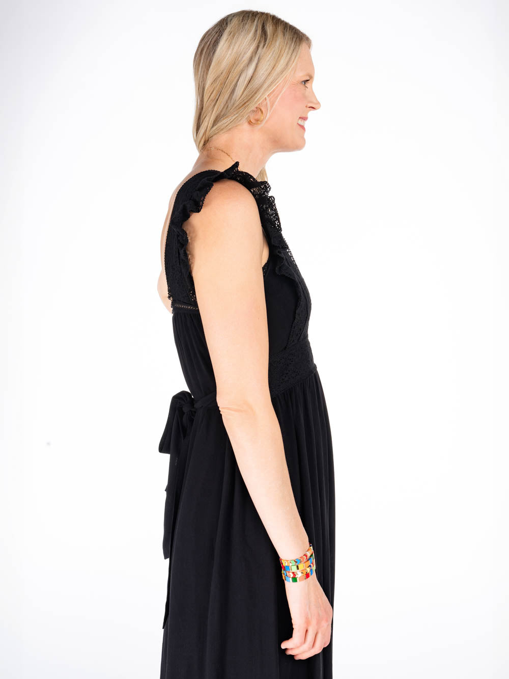 Black Midi Dress for Tall Women