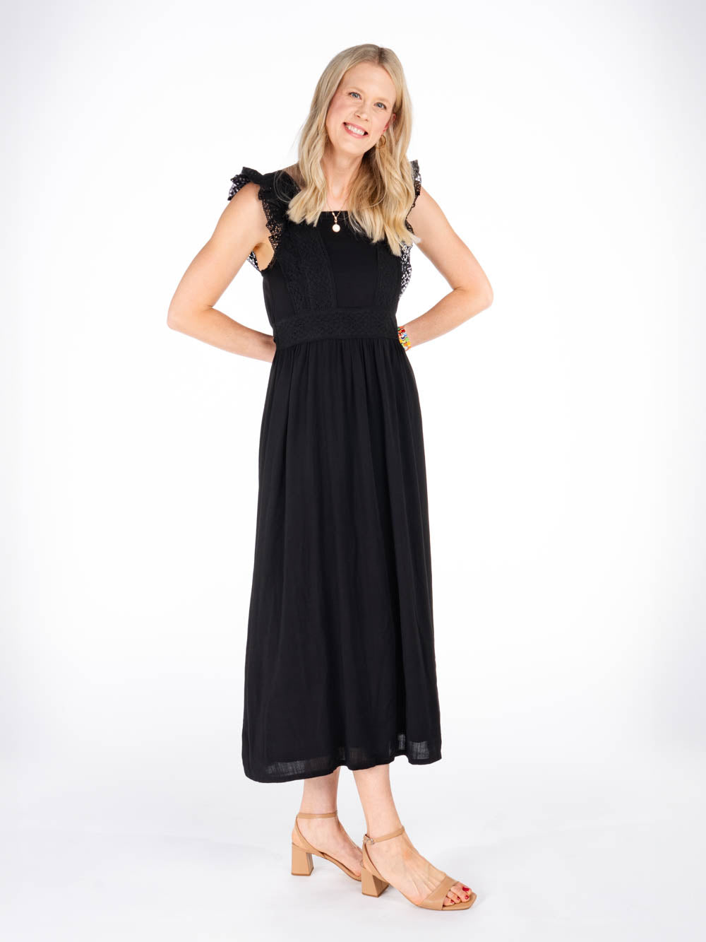 Winona Lace Midi Dress for Tall Women