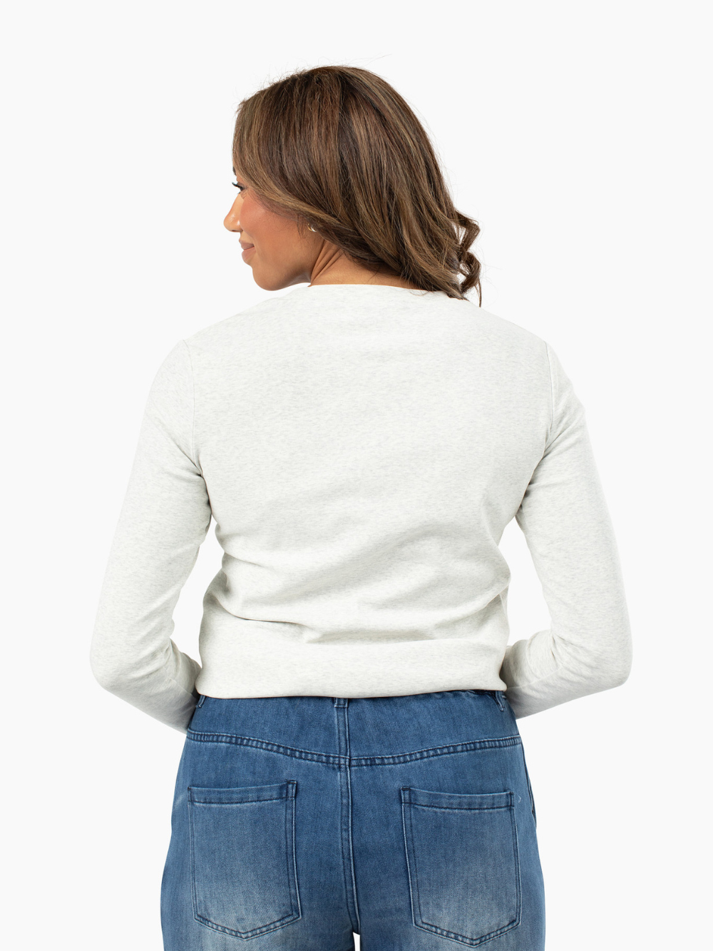 Crème de la Crème Tall Tee - Light Grey