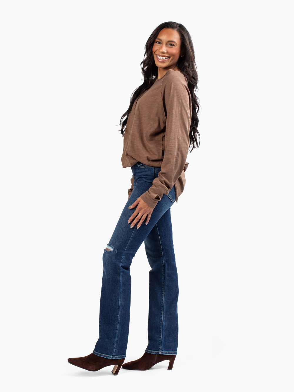 Harlow Tall Straight Leg Jean - Midnight Wash