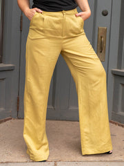 37" Linen Pants for Tall Women