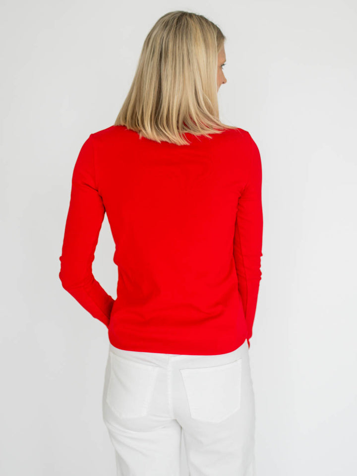 Crème de la Crème Tall Tee - Red