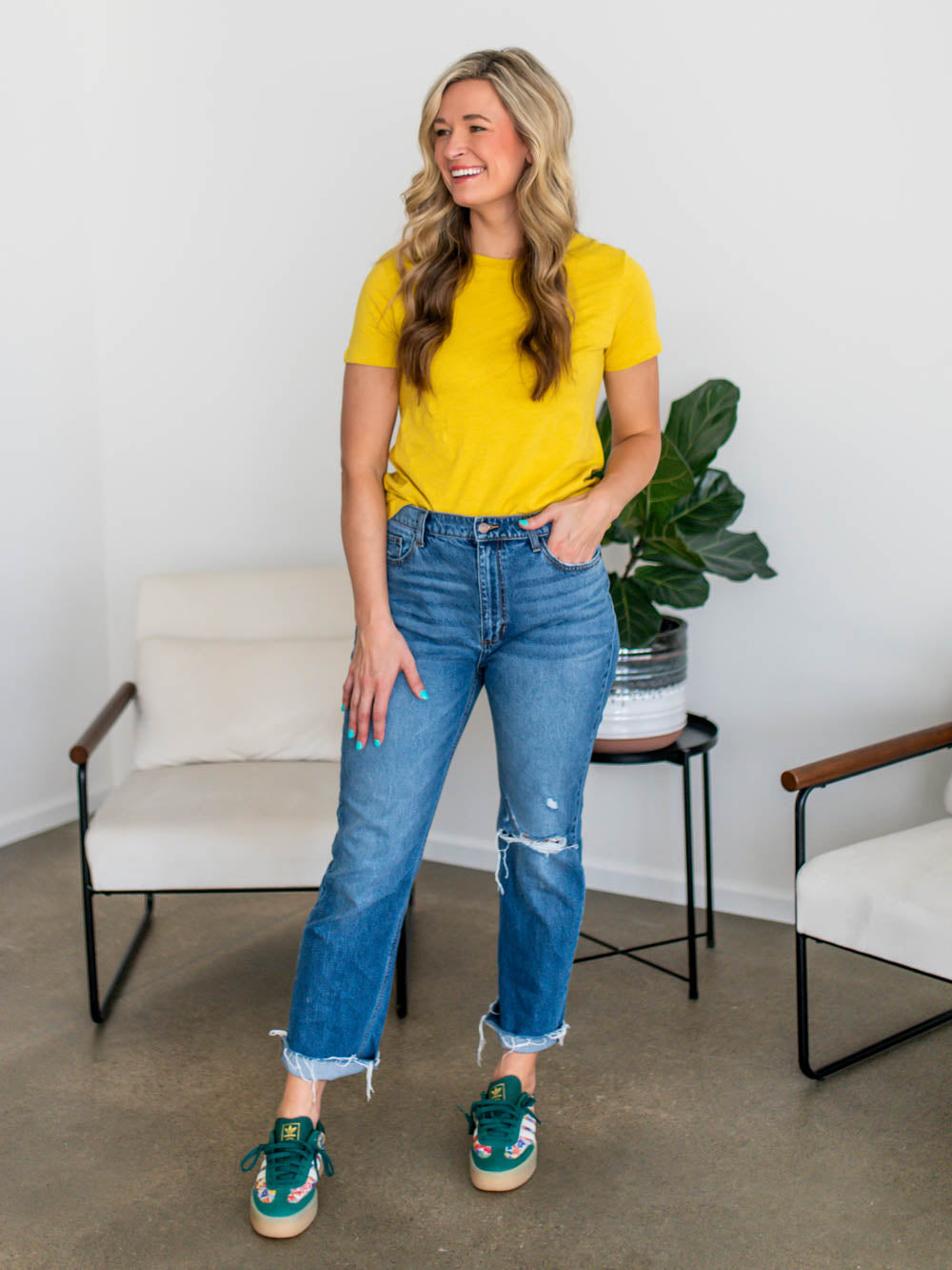 The OG Cotton Tall Tee - Butterscotch