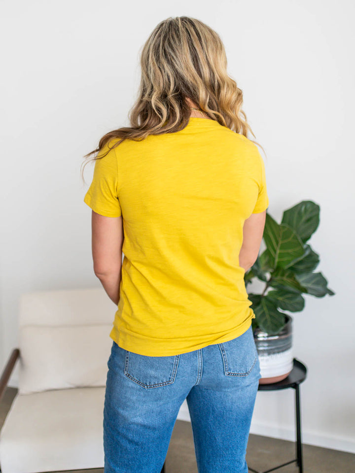 The OG Cotton Tall Tee - Butterscotch