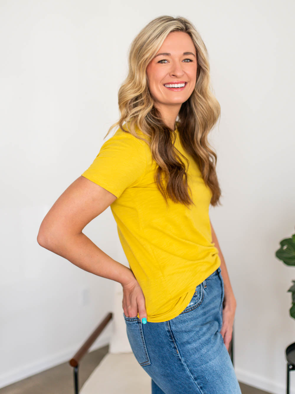 The OG Cotton Tall Tee - Butterscotch