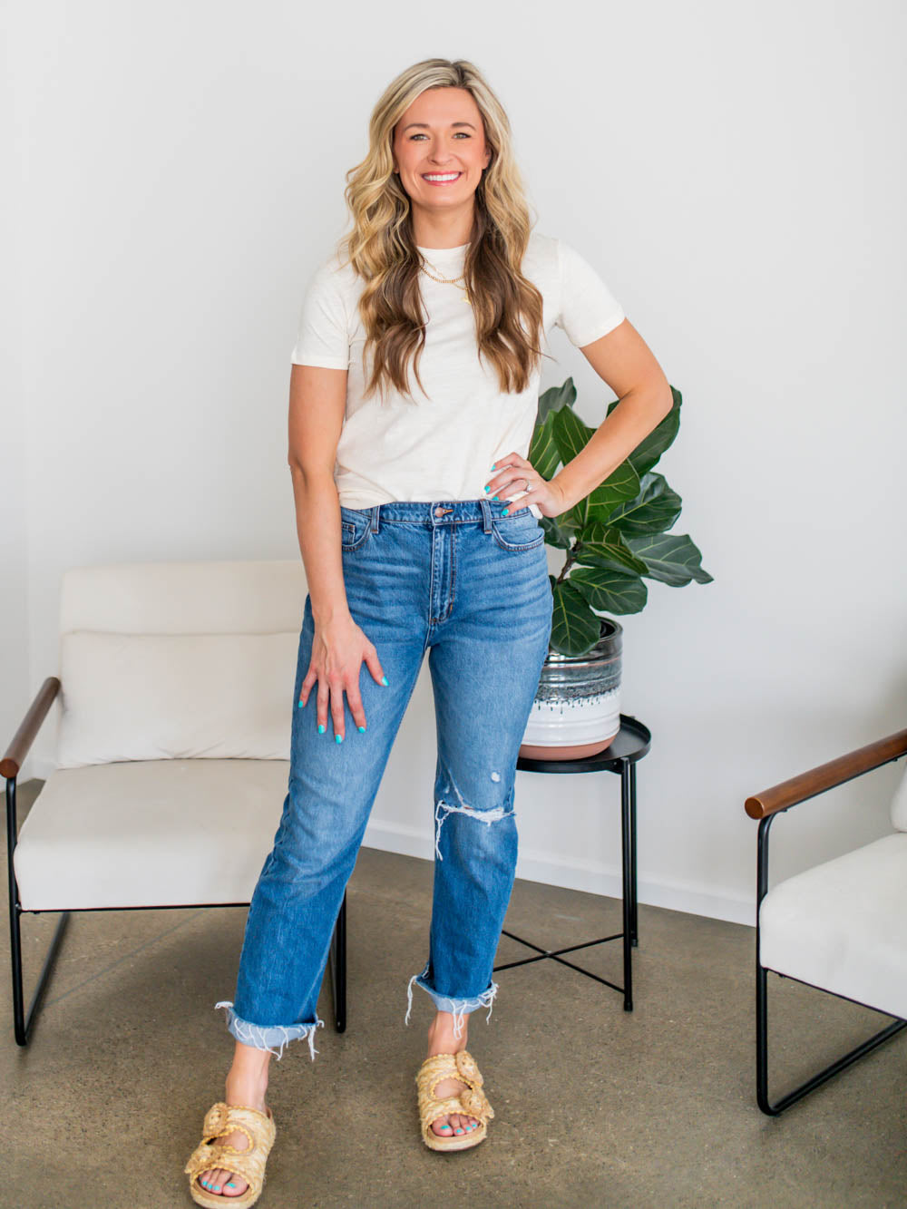 The OG Cotton Tall Tee - Ecru