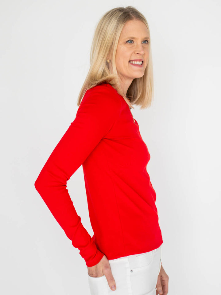 Crème de la Crème Tall Tee - Red