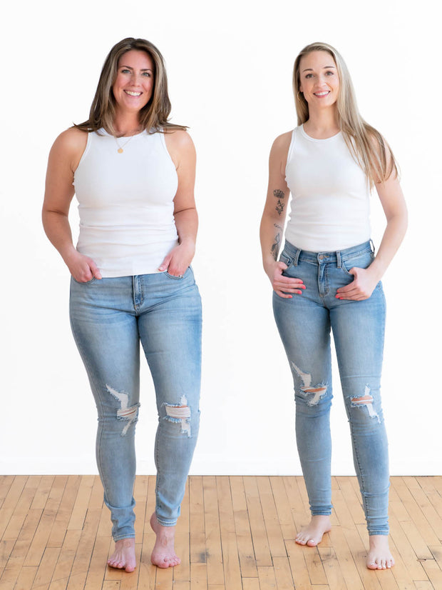 Skinny Jeans for Tall Women - Amalli Talli