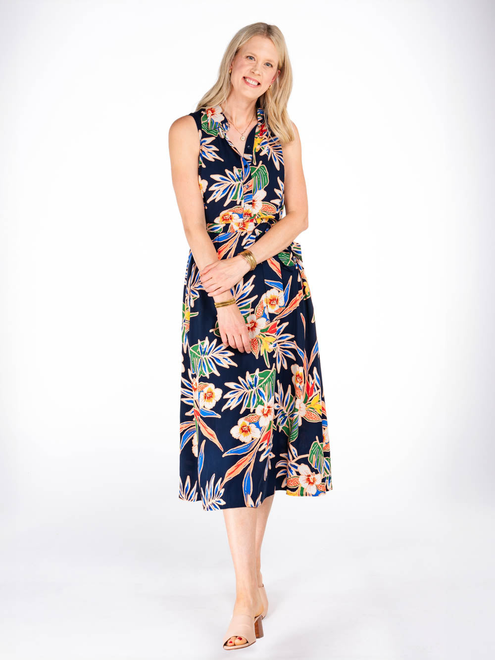 Floral Midi Dress for Tall Girls