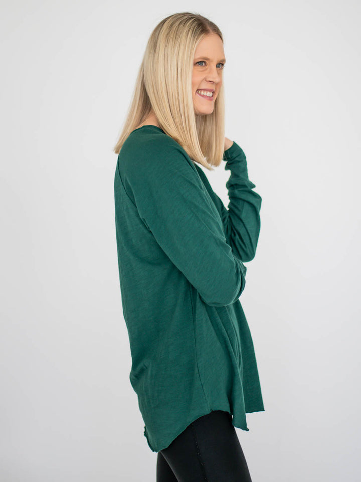 Malley Long Sleeve Tall Tee - Green