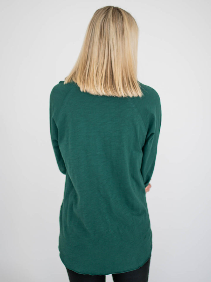 Malley Long Sleeve Tall Tee - Green