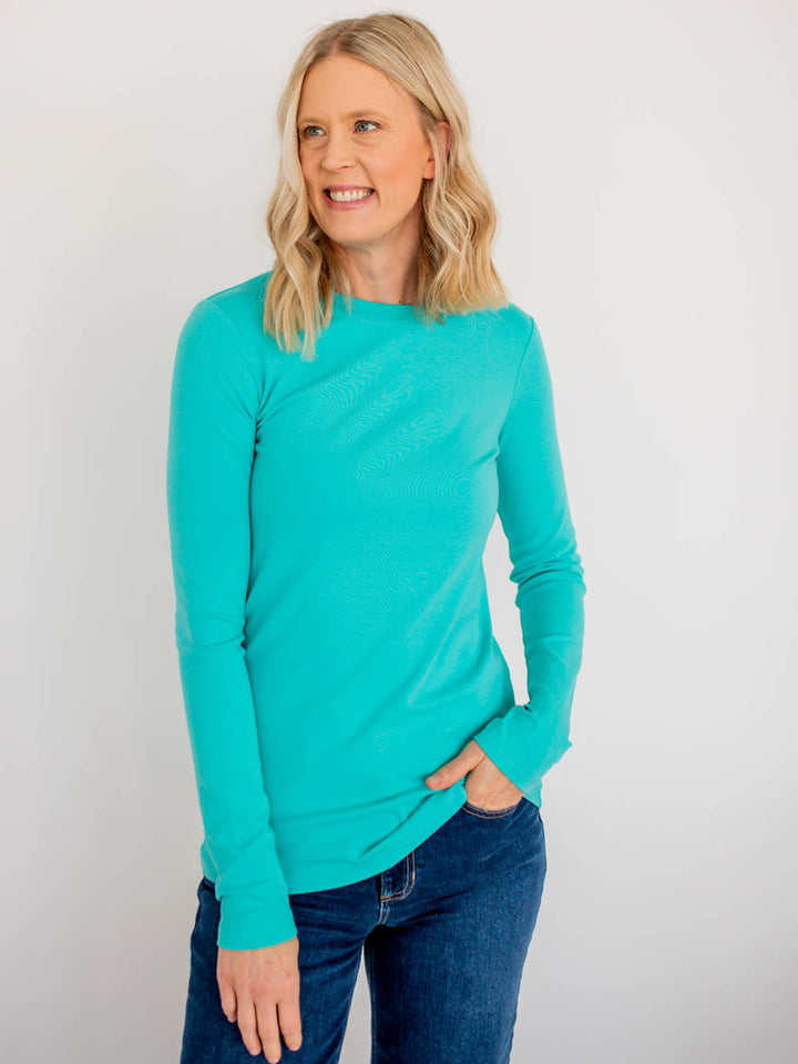 Crème de la Crème Tall Tee - Teal