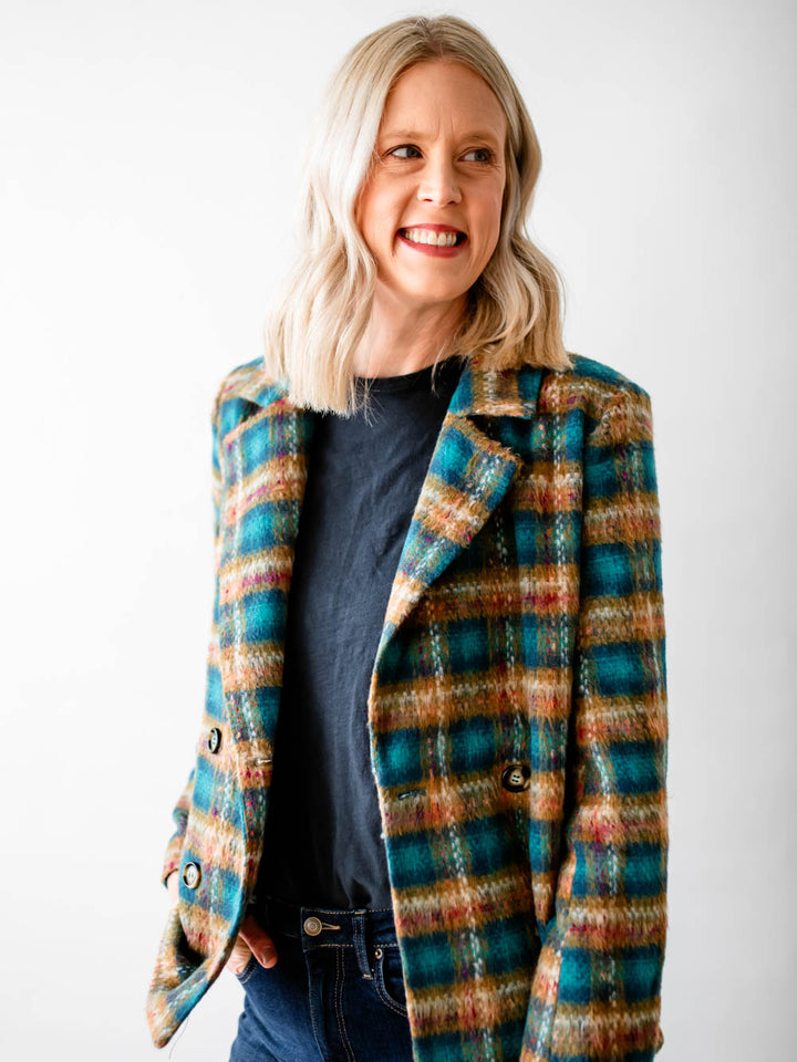 Plaid Jacket for Tall Women