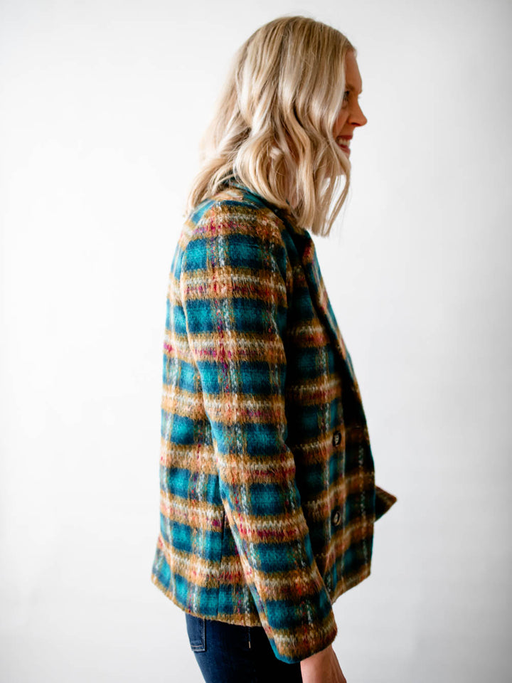 Savannah Tall Plaid Blazer