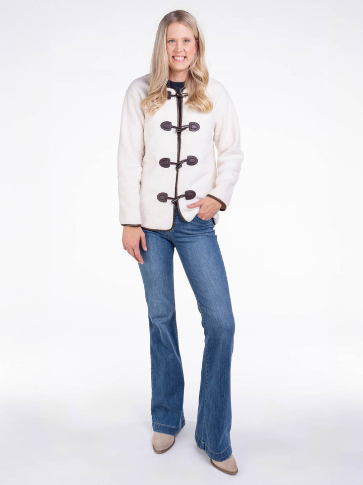 Sherpa Toggle Coat for Tall Women