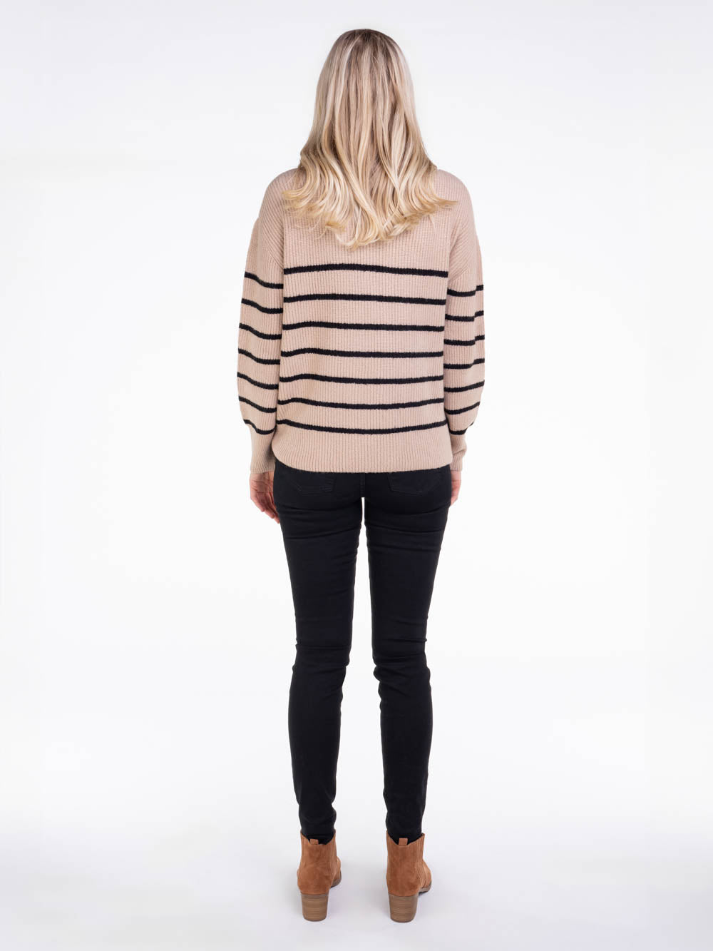 Striped Tunic Sweater for Tall Girls