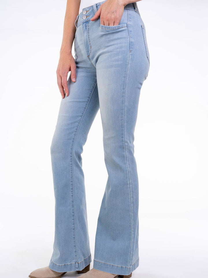 High Waisted Flare Jean for Tall Women