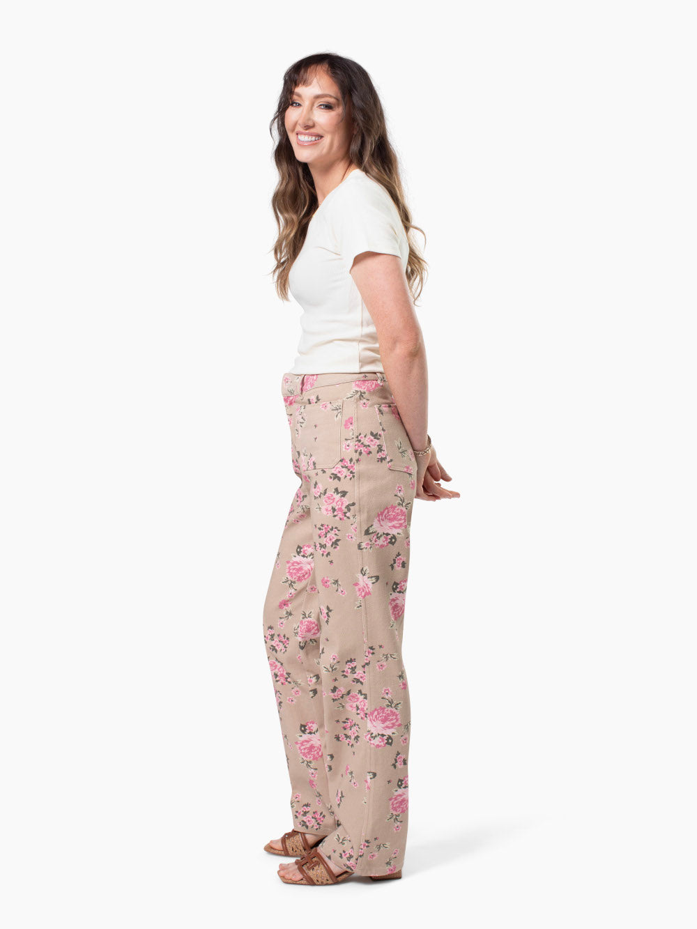 Rosalie Tall Floral Wide Leg Pant - Floral Print