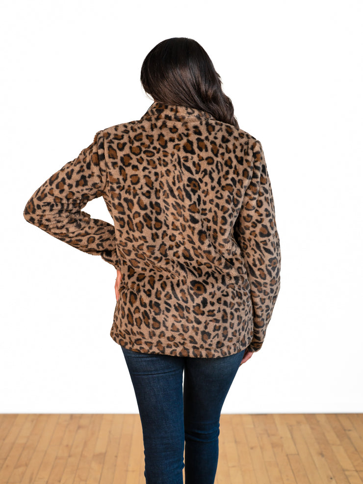 Leopard Print Coat for Tall Women
