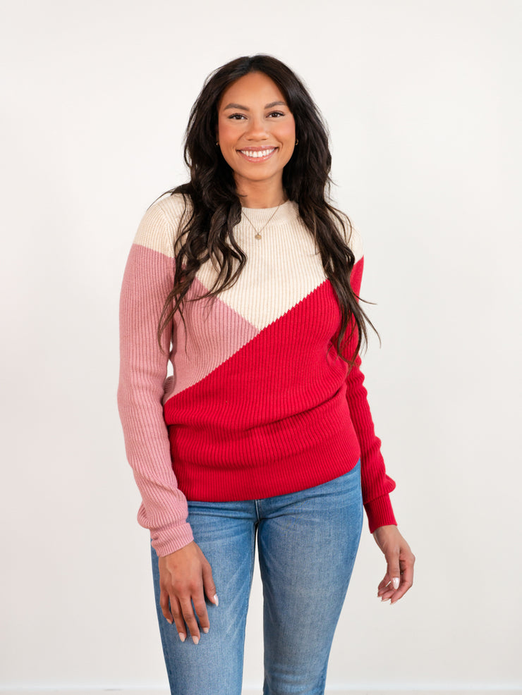 Colorblock Tall Sweater