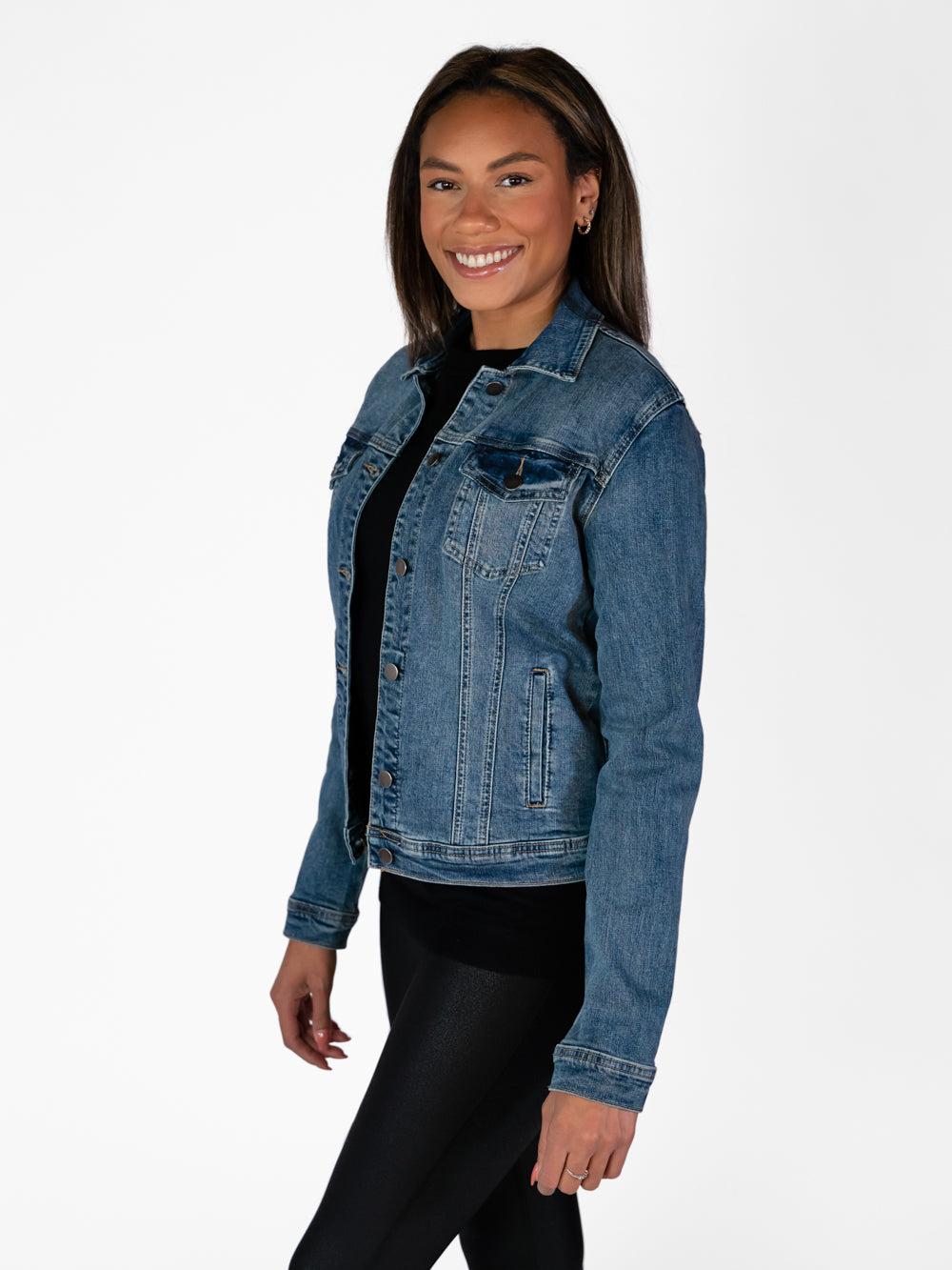 Linen Jean Jacket – Mom's the Word